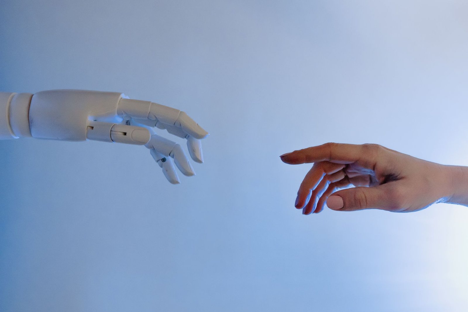 Multiple disconnected AI pilot icons floating around a central ‘production’ gap, with an engineer bridging the gap with integration tools